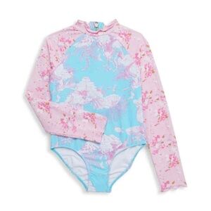 New Hurley x
LoveShackFancy
Kids' Under the Sea
One-Piece Rashguard
Swimsuit